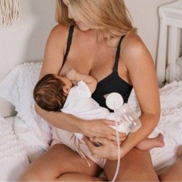 Kindred Bravely Sublime Hands free Pumping + Nursing Black XXL - Picture 2 of 10